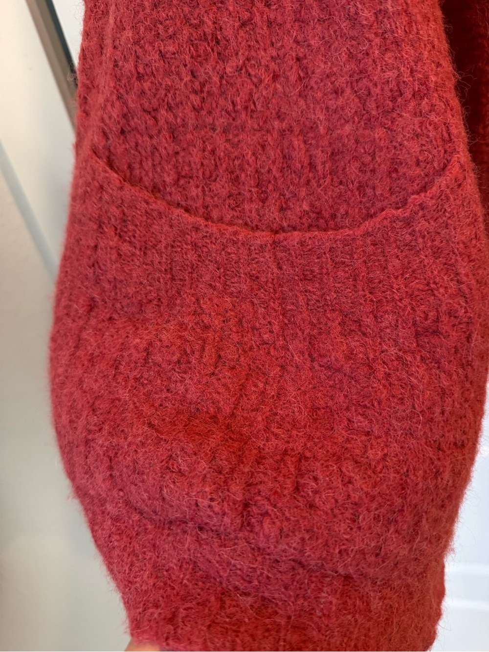 Free People Weekend Getaway Cardigan Alpaca Nylon Cozy Open Front S - Picture 5 of 14